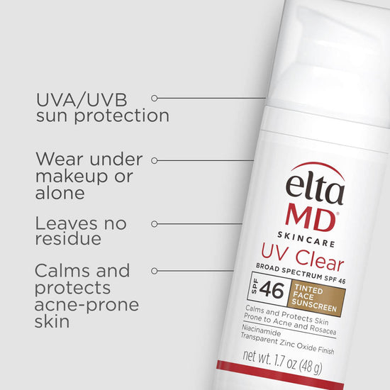 EltaMD UV Clear SPF46 Tinted Face Sunscreen | Bev Sidders Skincare