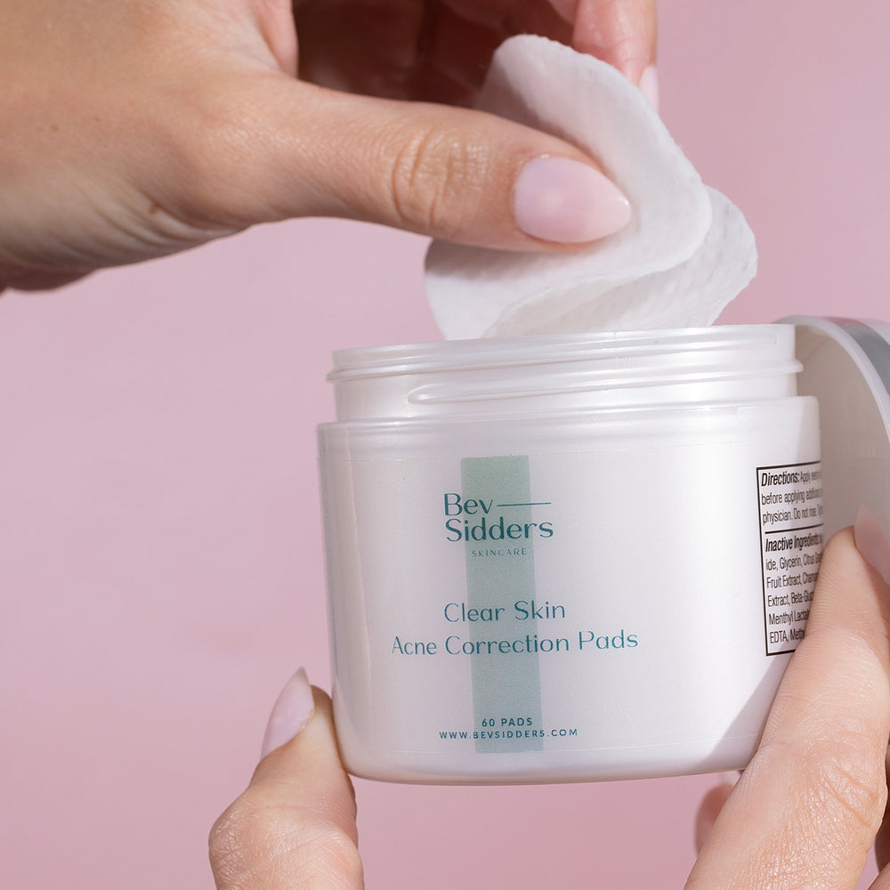 
                  
                    Clear Skin Acne Correction Pads | Bev Sidders Skincare
                  
                