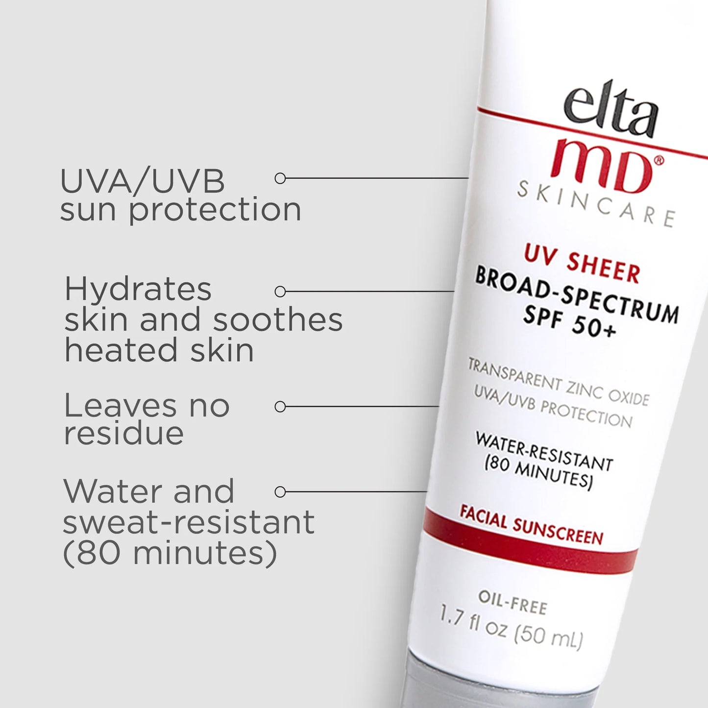 EltaMD UV Sheer Broad Spectrum SPF 50+ | Bev Sidders Skincare