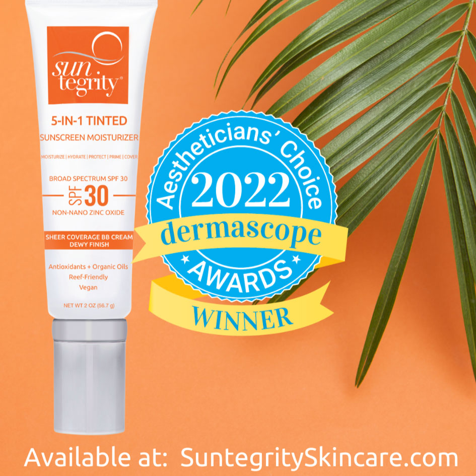 Suntegrity_5IN1_Tinted_Sunscreen_Moisturizer_Broad_Spectrum_SPF_30_LIGHT_TINT_Award | Bev Sidders Skincare