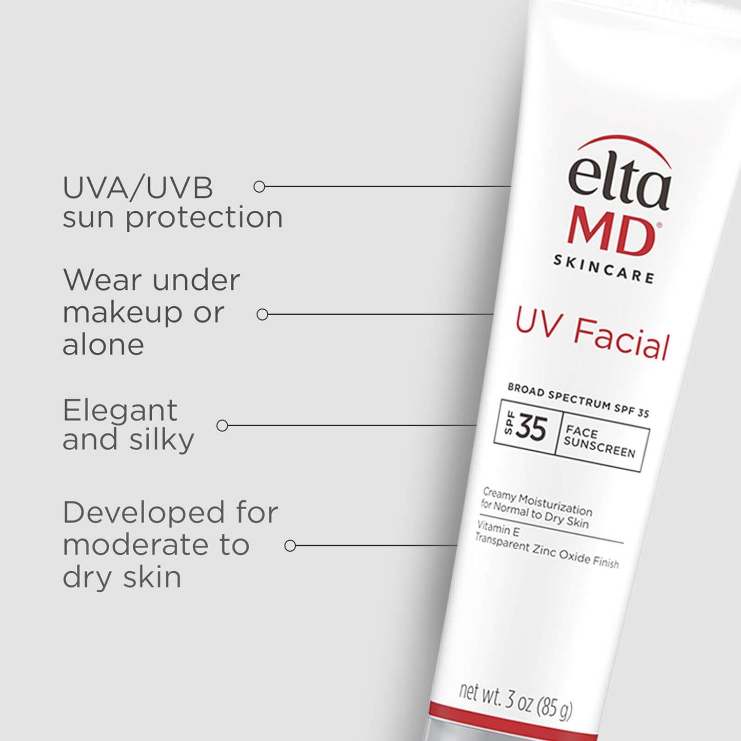 EltaMD UV Facial SPF35 Face Sunscreen | Bev Sidders Skincare