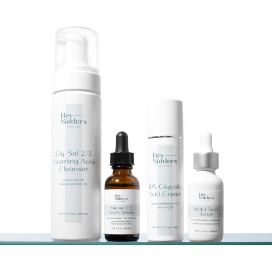 Gly-Sal 2 / 2 Foaming Acne Cleanser Anti-aging Kit | Bev Sidders Skincare