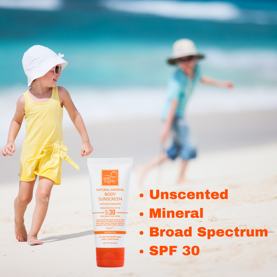 Load image into Gallery viewer, Suntegrity UNSCENTED Natural Mineral Body Sunscreen SPF 30 (3 oz)
